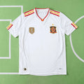Spain National Team 2010 World Cup Away Retro Fan Jersey – White | Adidas | FIFA World Champions Badge