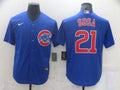 Men's Chicago Cubs Sammy Sosa #21 Blue Replica Baseball Jerseys