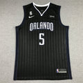 Men's Orlando Magic Paolo Banchero #5 Black 2022/23 Swingman Jerseys - City Edition