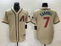 Men's Arizona Diamondbacks Corbin Carroll #7 Cream Limited Player Jerseys