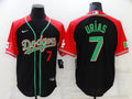 Men's Los Angeles Dodgers Julio Urias #7 Black Alternate Game Jerseys