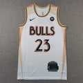 Michael Jordan #23 Chicago Bulls Nike White Rose Gold 2024-25 City Edition "United Center 30th Anniversary" Swingman Jersey