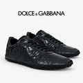 Dolce & Gabbana DG Men's Casual Sneakers with Stitched Logo