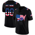 Custom1 Buffalo Bills Football Black Limited Fashion Flag Stitched Jerseys Football Jerseys