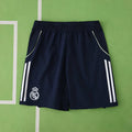 Real Madrid CF Away Fan Version Shorts 2025/26 – Dark Navy Adidas Three-Stripe Football Shorts | La Liga Real Madrid Away Kit Shorts