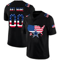 Custom1 Dallas Cowboys Football Black Limited Fashion Flag Stitched Jerseys Football Jerseys