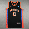 Men's New York Knicks Jalen Brunson #11 Black 2022/23 Swingman Jerseys - City Edition