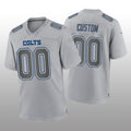 Custom1 Indianapolis Colts Gray Game Atmosphere Jerseys Stitched Jerseys Football Jerseys