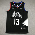 Men's LA Clippers Paul George Jordan Brand Black 2022/23 Statement Edition Swingman Jerseys