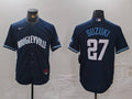 Men's Chicago Cubs Seiya Suzuki #27 Navy City Connect Limited Player Jerseys