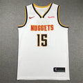 Men's Denver Nuggets Nikola Jokic #15 NBA White 2020/21 Swingman Jerseys