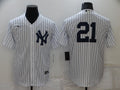 New York Yankees men's Paul O'Neal #21 grey retro jersey with player name.