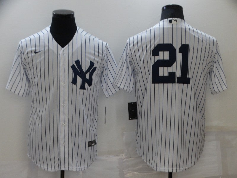 New York Yankees men's Paul O'Neal #21 grey retro jersey with player name.