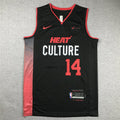 Men's Miami Heat Tyler Herro #14 Black 2023/24 Swingman Jerseys - City Edition
