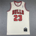 Michael Jordan #23 Chicago Bulls Mitchell & Ness Cream 1995-96 Hardwood Classics Swingman Jersey