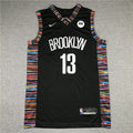 Men's Brooklyn Nets James Harden #13 NBA Black Fashion Jerseys - City Edition