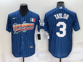 Men's Los Angeles Dodgers Chris Taylor #3 Blue Authentic Game Jerseys
