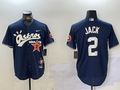 Men's Houston Astros #2 Navy Game Player Jerseys