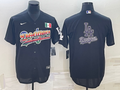 Men's Los Angeles Dodgers Black Blank Replica Jerseys