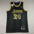 Men's Black mamba Los Angeles Lakers Kobe Bryant #24 Jerseys peach heart