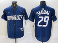 Men's Detroit Tigers Tarik Skubal #29 Navy 2024 City Connect Limited Jerseys