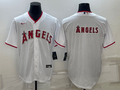 Men's Los Angeles Angels White Alternate Replica Team Jerseys
