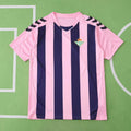 Real Betis Balompié Concept Fan Version 2025/26 – Navy & Pink Vertical Stripe La Liga Football Jersey | Betis Crest