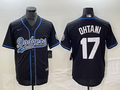 Men's Los Angeles Dodgers Shohei Ohtani #17 Black Player Jerseys Joint Edition