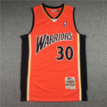 Stephen Curry #30 Golden State Warriors Mitchell & Ness 2009-10 Orange Hardwood Classics Rookie Season Swingman Jersey