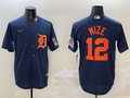 Men's Detroit Tigers Casey Mize #12 Navy Limited Player Jerseys