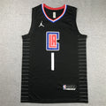 Men's LA Clippers James Harden #1 Black Swingman Player Jerseys