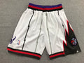 Men's Toronto Raptors White Basketball Shorts1