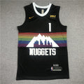 Men's Denver Nuggets Michael Porter Jr. #1 NBA Black Jerseys