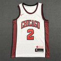 Men's Chicago Bulls Lonzo Ball #2 White 2022/23 Swingman Jerseys - City Edition