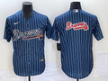 Men's Atlanta Braves Blue Replica Team Jerseys