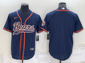 Men's Chicago Bears Navy Blank Jerseys