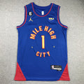 Men's Denver Nuggets Michael Porter Jr. #1 Blue 2022/23 Swingman Jerseys - Statement Edition