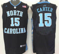 Men's North Carolina Tar Heels Vince Carter #15 Black Player Game Jersey