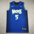 Anthony Edwards #5 Minnesota Timberwolves Royal Blue 2022-23 City Edition Swingman Jersey – Nike Retro WOLVES