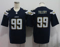 Men's Los Angeles Chargers Jerry Tillery #99 Navy Game Jerseys
