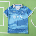S.S.C. Napoli Fourth Kit Fan Version 2024/25 – Sky Blue EA7 Football Jersey