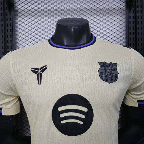 2025-26 Barcelona Away Player Version JerseyYOUTH
