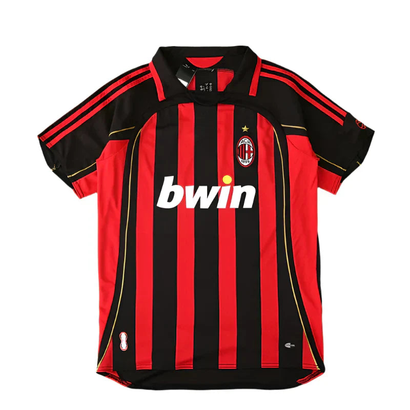 A.C. Milan Away Retro Soccer Jersey 2006/07 – Customizable Name & Number | Kaká #22
