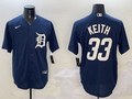 Men's Detroit Tigers Colt Keith #33 Navy Replica Player Jerseys