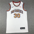 Stephen Curry #30 Golden State Warriors Nike White "San Francisco" Classic Edition Tri-Color Collar Swingman Jersey