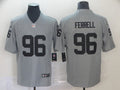 Men's Las Vegas Raiders Clelin Ferrell #96 Gray Inverted Legend Jerseys