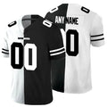 Custom1 Dallas Cowboys Black V White Peace Split Vapor Untouchable Limited Jerseys Stitched Jerseys Football Jerseys