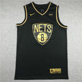 Kyrie Irving #11 Brooklyn Nets Golden Edition Swingman Jersey – Black & Matte Gold NBA Fan Gear