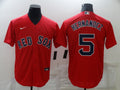 Men's Boston Red Sox Enrique Hernandez #5 Red Replica Baseball Jerseys