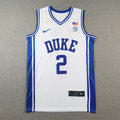 Cooper Flagg #2 Duke Blue Devils White Game Replica Basketball Jersey – NCAA ACC Away